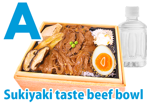 Ａ：Sukiyaki-taste-beef-bowl